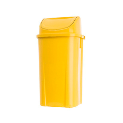 Lixeira com Tampa Basculante 60L Attuale - Amarelo