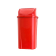 Lixeira com Tampa Basculante 60L Attuale - Vermelho