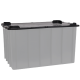 Tampa para Caixa Organizadora Container 180L Attuale Tampa para Caixa Organizadora Container 180L Attuale
