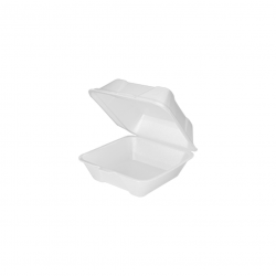 Bandeja de Isopor H02/DH02 com 10 unid. Branca Bandeja de Isopor H02/DH02 com 10 unid. Branca