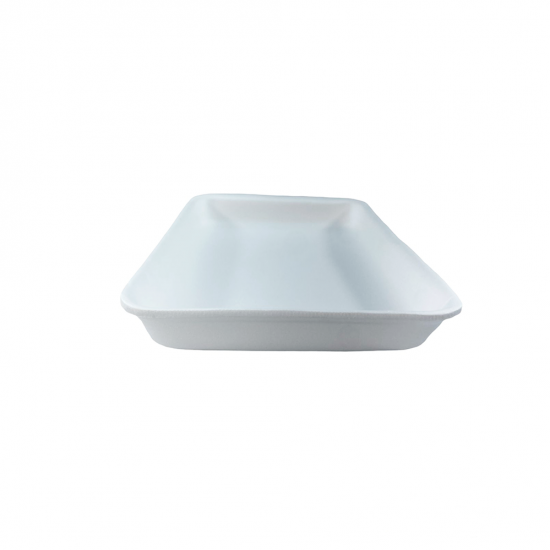 Bandeja de Isopor B20F/M70 com 10 unid. Branca Bandeja de Isopor B20F/M70 com 10 unid. Branca