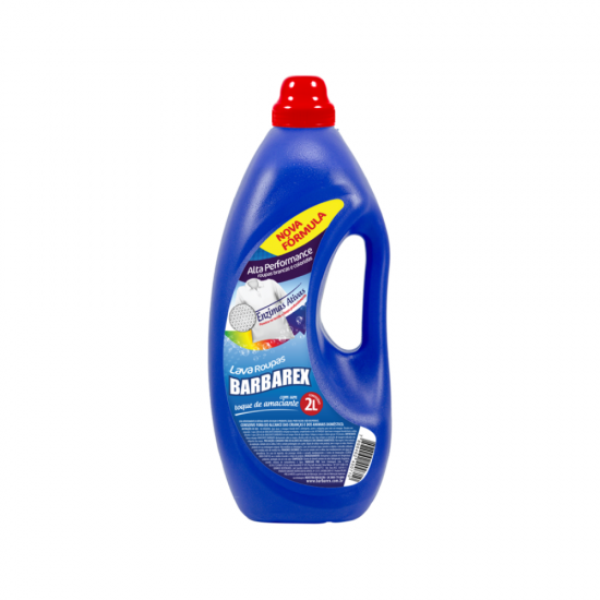 Lava Roupas Líquido Barbarex 2L Lava Roupas Líquido Barbarex 2L