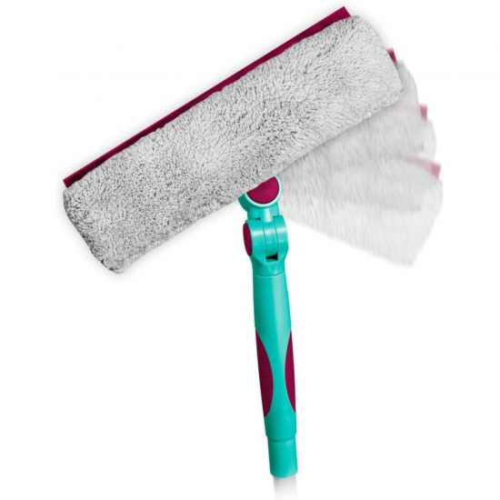 Mop Limpa Vidros Articulado 2 em 1 Lava e Seca Noviça Bettanin