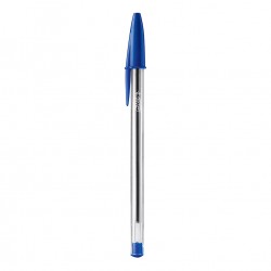 Caneta BIC Azul Cristal com 1 unid.