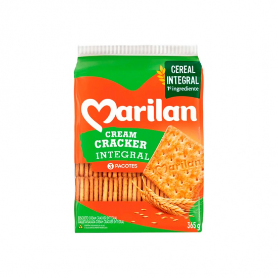 Biscoito Integral  Cream Cracker Marilan 365g