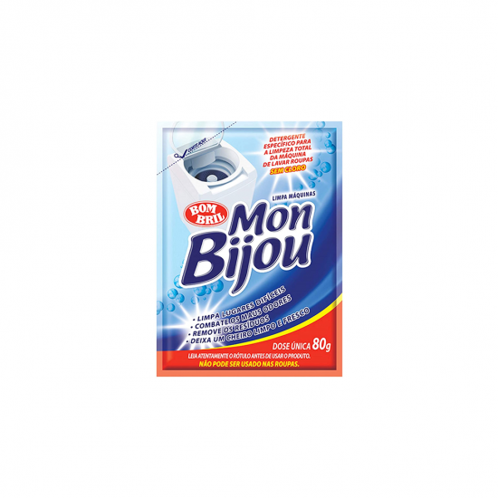 Limpa Máquina de Lavar Roupas  Mon Bijou 80g
