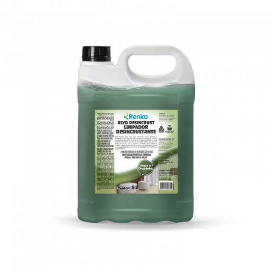 Limpador Desincrustante Ação Bactericida Klyo Desincrust Renko 5L