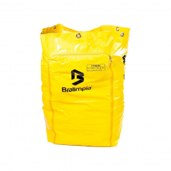 Bolsa de Coleta de Resíduos para Carro Funcional Bralimpia Amarela