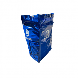 Bolsa de Coleta de Resíduos para Carro Funcional Bralimpia Azul