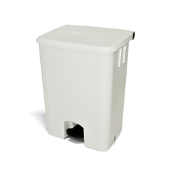 Lixeira com Pedal 50L Bralimpia - Branca