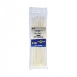 Abraçadeira Nylon Brasfort 3,6x300mm c/ 100 unid. Branca Abraçadeira Nylon Brasfort 3,6x300mm c/ 100 unid. Branca