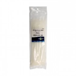Abraçadeira Nylon Brasfort 4,8x300mm c/ 100 unid. Branco Abraçadeira Nylon Brasfort 4,8x300mm c/ 100 unid. Branco