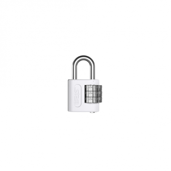 Cadeado com Segredo Stam 25mm Branco Cadeado com Segredo Stam 25mm Branco