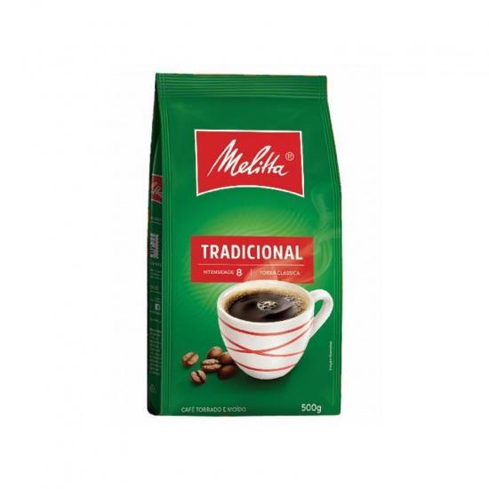 Café Melitta Tradicional Pouch 500g Torrado e Moído à vácuo