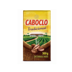 Café Caboclo Tradicional 500g Torrado e Moído à vácuo