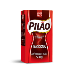 Café Pilão Tradicional 500g Torrado e Moído à vácuo