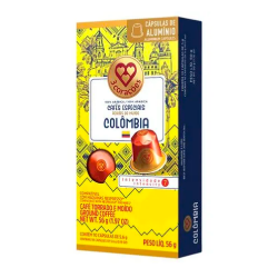 Cápsula de Café 3 Corações Compatível Nespresso Colômbia c/10