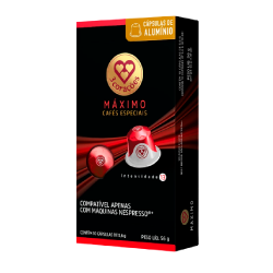 Cápsula de Café 3 Corações Compatível Nespresso Máximo c/10