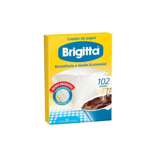 Filtro de Papel n°102 Brigitta com 30 unid. Filtro de Papel n°102 Brigitta com 30 unid.