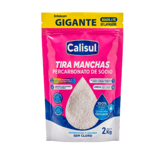 Percarbonato de Sódio 2kg Tira Manchas Calisul
