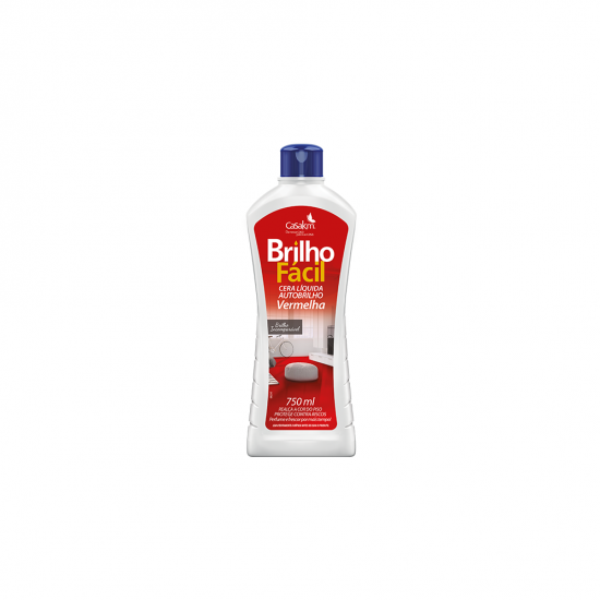 Cera Líquida Brilho Fácil Vermelha 750mL Cera Líquida Brilho Fácil Vermelha 750mL