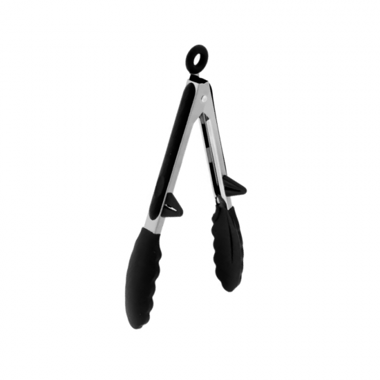 Pegador de Inox com Ponta em Silicone c/ Apoio 26cm Mori 