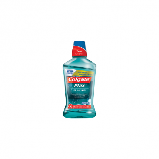 Enxaguante Bucal Colgate Plax Ice Infinity 500mL