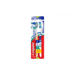 Escova Dental Colgate Tripla Ação com 2 unid. LEVE 2 PAGUE 1