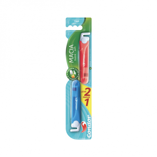 Escova Dental Condor Trip LEVE 2 PAGUE 1 Escova Dental Condor Trip LEVE 2 PAGUE 1