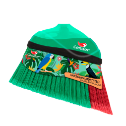 Vassoura de Nylon Condor Varre Cantos V-3- sem Cabo