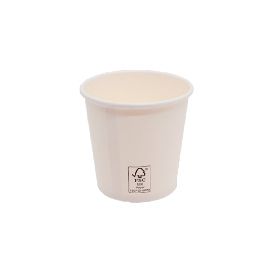 Copo em Papel Descartável 110mL FNS Branco com 50 unid Copo em Papel Descartável 110mL FNS Branco com 50 unid