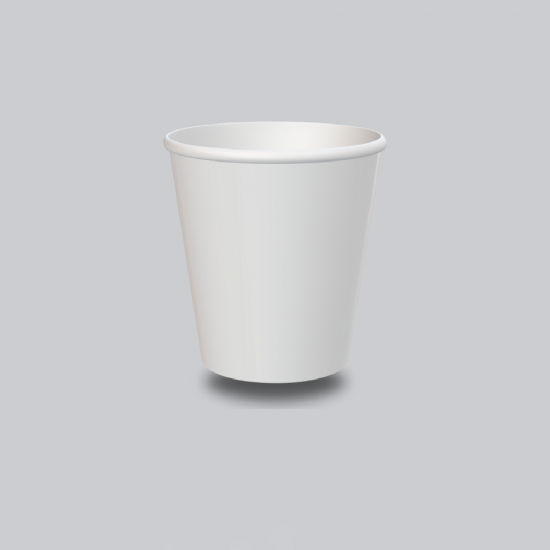 Copo em Papel Descartável 200mL Ecolosso Branco com 50 unid Copo em Papel Descartável 200mL Ecolosso Branco com 50 unid