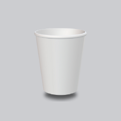 Copo em Papel Descartável 240mL Ecolosso Branco com 50 unid Copo em Papel Descartável 240mL Ecolosso Branco com 50 unid