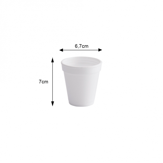 Copo Térmico de Isopor 118mL Darnel 4oz com 20 unid. Copo Térmico de Isopor 118mL Darnel 4oz com 20 unid.