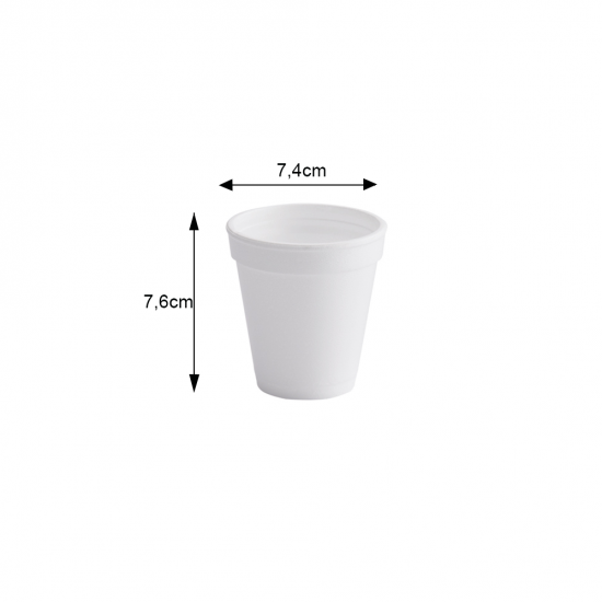 Copo Térmico de Isopor 177mL Darnel 6oz com 20 unid. Copo Térmico de Isopor 177mL Darnel 6oz com 20 unid.
