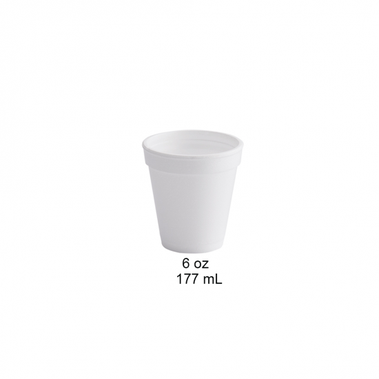 Copo Térmico de Isopor 177mL Darnel 6oz com 20 unid. Copo Térmico de Isopor 177mL Darnel 6oz com 20 unid.
