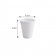 Copo Térmico de Isopor 237mL Darnel 8oz com 20 unid. Copo Térmico de Isopor 237mL Darnel 8oz com 20 unid.