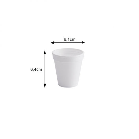 Copo Térmico de Isopor 88mL Darnel 3oz com 20 unid. Copo Térmico de Isopor 88mL Darnel 3oz com 20 unid.