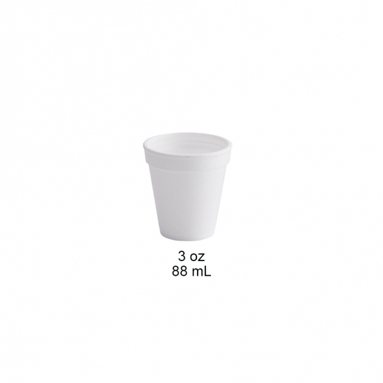 Copo Térmico de Isopor 88mL Darnel 3oz com 20 unid. Copo Térmico de Isopor 88mL Darnel 3oz com 20 unid.