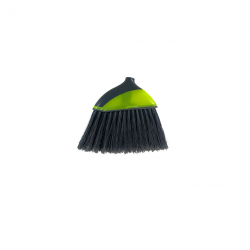 Vassoura de Nylon Duplás Varre Canto Black - sem Cabo