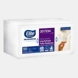 Papel Toalha Interfolhado Luxo Folha Quádrupla Elite 100% Celulose com 150 folhas Papel Toalha Interfolhado Luxo Folha Quádrupla Elite 100% Celulose com 150 folhas