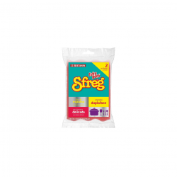 Esponja Dupla Face Limpeza Delicada Sfreg com 2 unid.