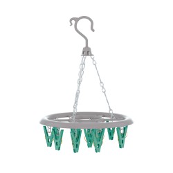 Mini Varal Redondo com 16 prendedores Flash Limp Mini Varal Redondo com 16 prendedores Flash Limp