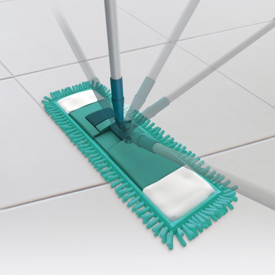 Mop Flat Chenille Flash Limp Completo Mop Flat Chenille Flash Limp Completo