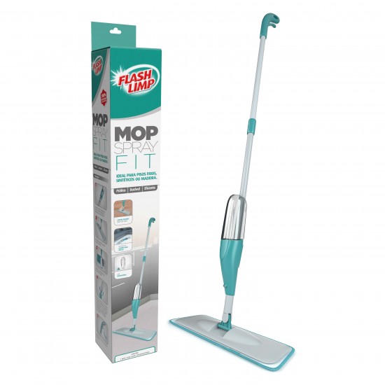 Mop Spray Microfibra com Reservatório Fit Flash Limp Mop Spray Microfibra com Reservatório Fit Flash Limp