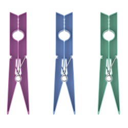 Prendedor para Roupas Plástico Flash Limp Classic com 12 unid. Prendedor para Roupas Plástico Flash Limp Classic com 12 unid.