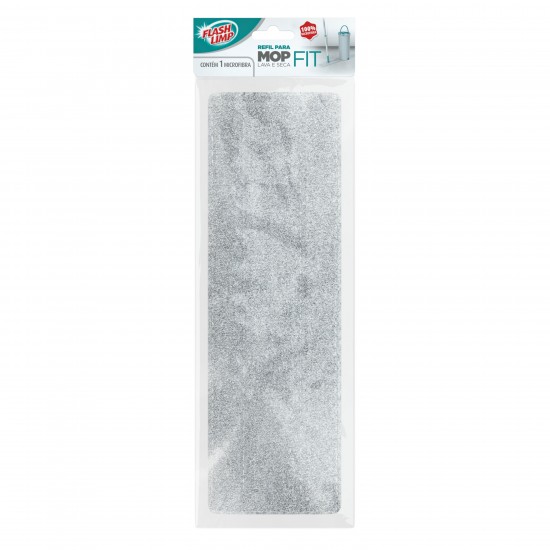 Refil Mop Flat Lava e Seca Fit Flash Limp Refil Mop Flat Lava e Seca Fit Flash Limp