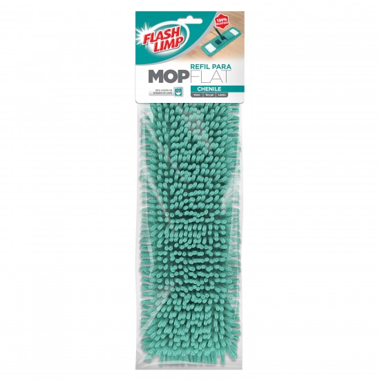 Refil para Mop Flat Chenille Flash Limp Refil para Mop Flat Chenille Flash Limp