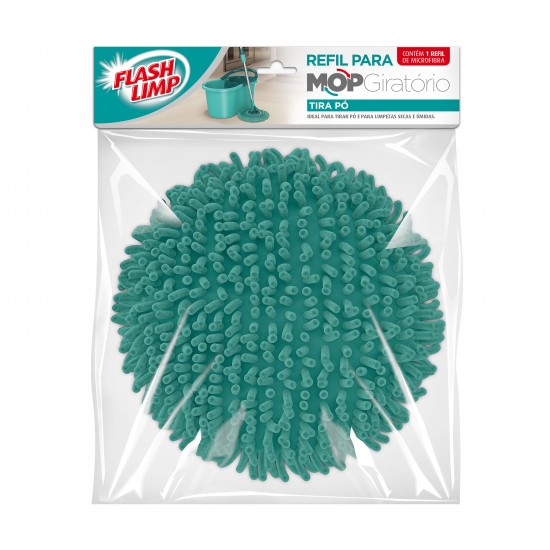 Refil para Mop Giratório Tira Pó Flash Limp Refil para Mop Giratório Tira Pó Flash Limp