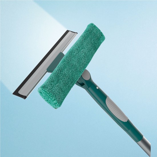 Rodo Combinado Limpa Vidros 25cm Flash Limp com Cabo Extensível Rodo Combinado Limpa Vidros 25cm Flash Limp com Cabo Extensível